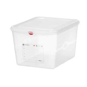 Bac GN 1/2 Transparant in PP - 12,5 L - HENDI