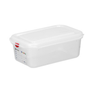 Bac GN 1/4 Transaprent en PP - 2,8 L - HENDI