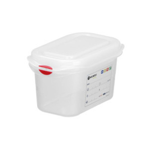 Bac GN 1/9 Transparent en PP - 1 L - HENDI