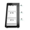Vitrine de Table Chauffante - 3 Niveaux - HENDI