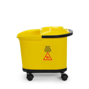 Seau à Serpillière Jaune - 16 L - HENDI