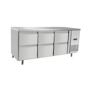 Koelkast Toonbank 6 Laden - 420 L - HENDI