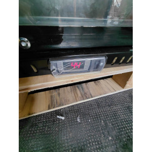 Achterbar Koelkast Skinplate - 3 Glazen Draaideuren - 328 L - Dynasteel