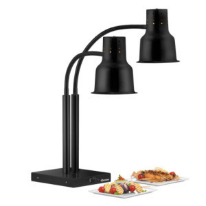 Dubbele Zwarte Warmtelamp - 500 W - Bartscher