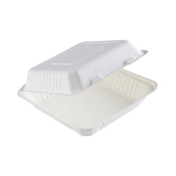 Lunch Box 1 Compartiment Carré - Lot de 50 - FourniResto