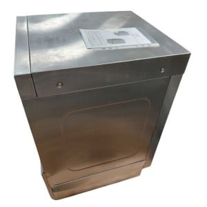 Lave-Vaisselle Professionnel avec Doseur de Liquide de Rinçage et Détergent - 40 x 40 cm - Dynasteel