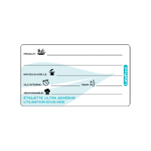 Ultra Vacuümverpakkingsetiketten - 45 x 80 mm - Set van 300 - LabelFresh