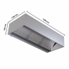 Würfelhaube 1100 LED ohne Motor - Dynasteel Qualität Inox AISI 304