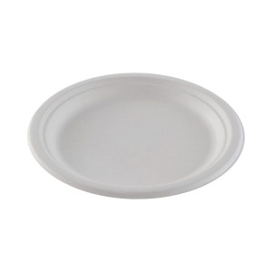 Assiettes Rondes en Bagasse - 26,1 cm - Lot de 50 - FourniResto