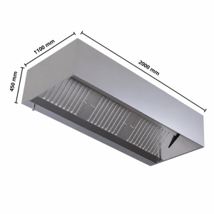 Würfelhaube 1100 LED ohne Motor - Innovatives Dynasteel
