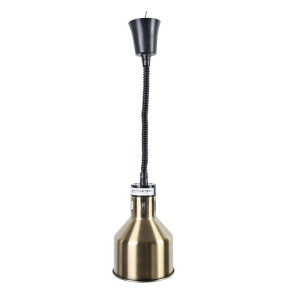 Lampe Chauffante Dorée avec Ampoule Reconditionnée