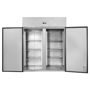 Positieve Koelkastkast 1400 L RVS GN 2/1 – 2 Deuren