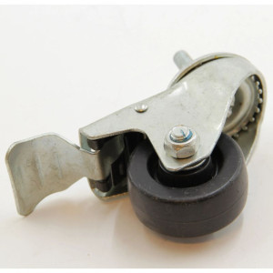 Rolle 60 mm mit Bremse auf Stift montiert - TEFCOLD
