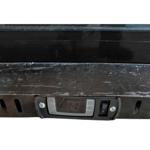 Rückwandkühler Skinplate - 3 Schiebetüren aus Glas - 328 L - Dynasteel