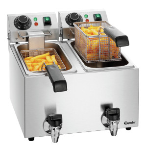 Friteuse Snack II Plus - 2 x 4 L Gereviseerd
