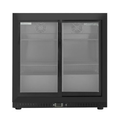 Koelachterbar - 2 Schuifdeuren van Glas en Gereviseerd