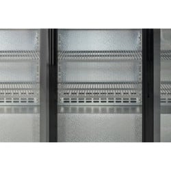 Koelachterbar 320 L 3 Schuifdeuren van Glas