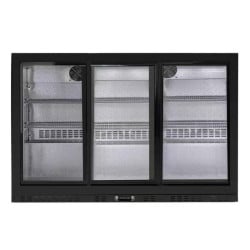 Compacte Koelachterbar met 3 glazen deuren