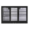 Arrière-Bar Réfrigéré 320 L 3 Portes Vitrées Coulissantes