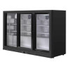 Rückkühlschrank 320 L 3 Schiebetüren aus Glas