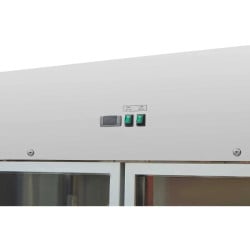 Armoire Réfrigérée Positive 2 Portes Vitrées GN2/1 - 1400 L