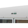 Positive Kühlvitrine 2 Glastüren GN2/1 - 1400 L