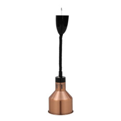 Profi-Wärmelampe 250 W Ø 175 mm Kupfer | Dynasteel