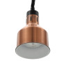 Warmtelamp Pro 250 W Ø 175 mm Koperkleurig | Dynasteel