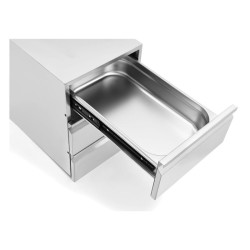 Set de 3 Tiroirs pour Meuble Plonge Profondeur 600