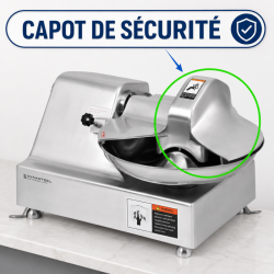Professioneller Horizontal-Schneider 10 L 750 W — Dynasteel