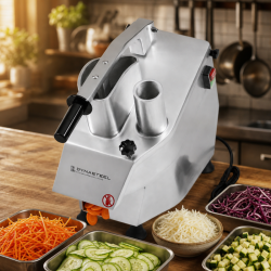 Coupe-Légumes Professionnel 550 W — 2 Goulottes, Alu