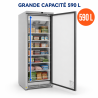 590 L Stainless Steel Freezer Cabinet Ventilated Cold -22 °C