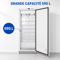 Vrieskast 590 L Geventileerde Koeling -18/-22°C