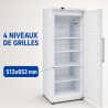 Armoire de Congélation 510 L Ventilée -18/-22°C Blanche