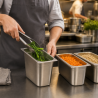 Bac Gastro GN 1/3 Inox 200 mm - 7,5 L | Dynasteel