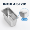 Gastro GN 1/3 Stainless Steel Tray 200 mm - 7.5 L | Dynasteel