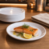 Round Melamine Plate Ø 17.7 cm White - Set of 10