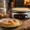 Elektrische Crêpemaker Pro Ø 400 mm 3000 W — Gietijzeren Plaat