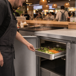 Paar geleiders 460 mm voor gekoelde tafel