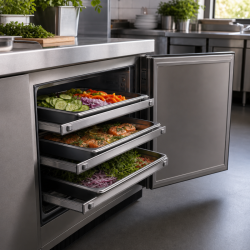 Paar geleiders 460 mm voor gekoelde tafel