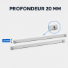 Paar Schienen 460 mm für Kühltisch