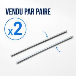 Paar Glijrails 645 mm Koelkastkast 1400 L