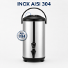 Isothermische Drankverdeler 7,5 L Inox AISI 304