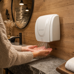 Professional Hand Dryer 2100 W ABS White — Drying 30 s