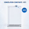 Mini Negative Refrigerated Cabinet 170 L -18°C White