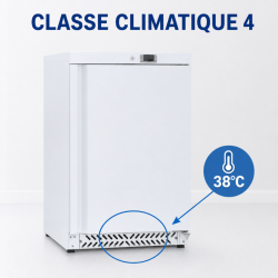 Mini Negative Refrigerated Cabinet 170 L -18°C White