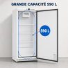 Armoire Réfrigérée Positive 590 L 0/+8°C Porte Pleine