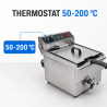 Professionele Friteuse 13 L 3000 W met Aftap - Inox