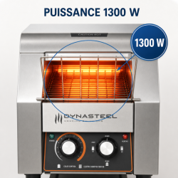 Toaster met Transportband Pro 1300 W Inox — Dynasteel