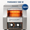 Toaster met Transportband Pro 1300 W Inox — Dynasteel